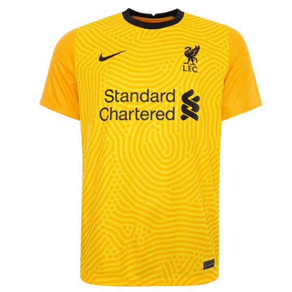 Tailandia Camiseta Liverpool Segunda Equipación Portero 2020-2021 Amarillo